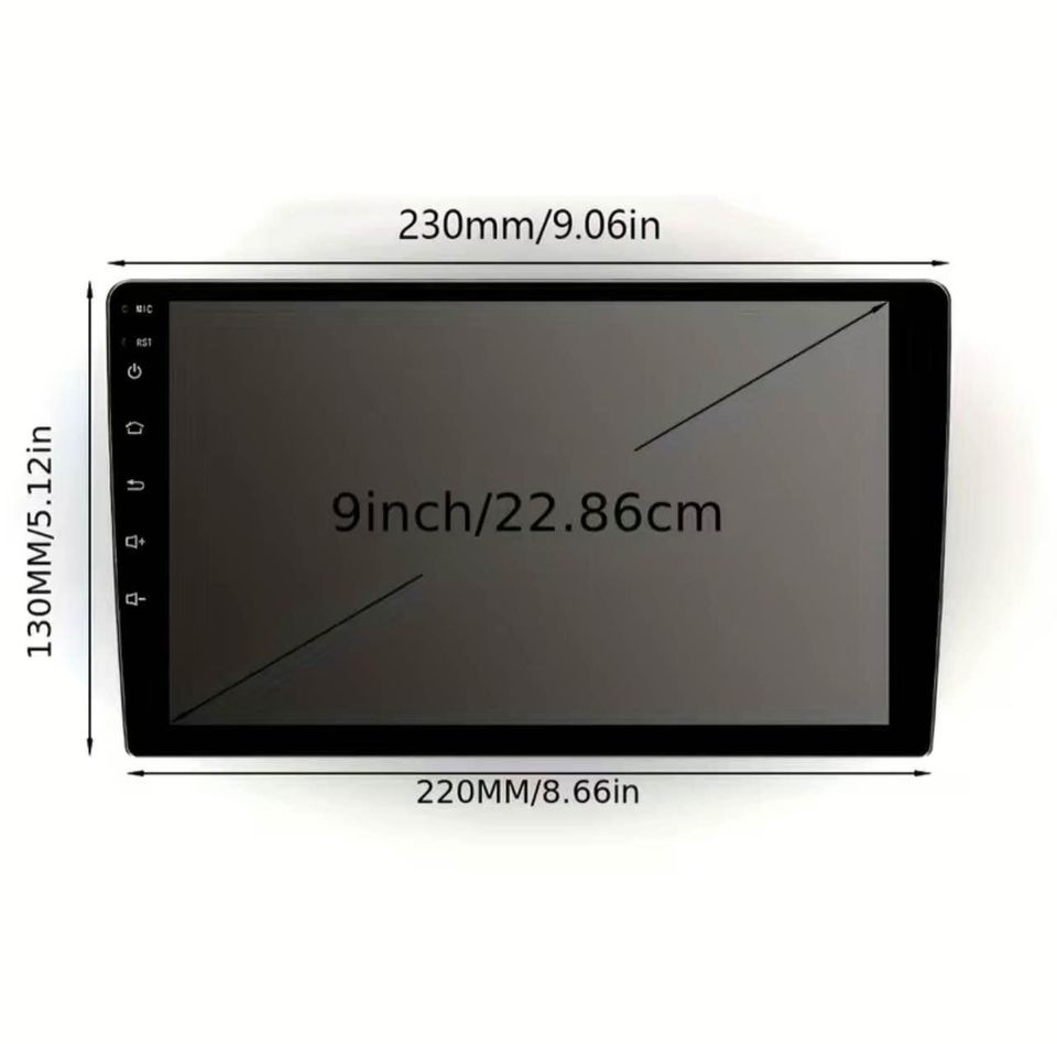 Car Multimedia Player 9 Inch With Wireless Carplay and Android auto