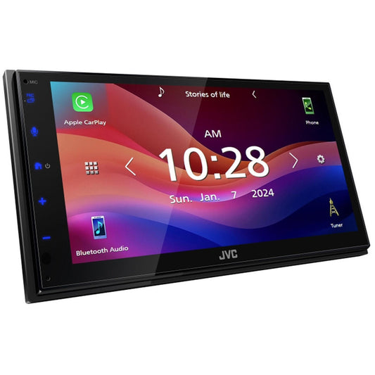 Jvc Kw-M590bt | Wired Apple Carplay & Android Auto Head Unit