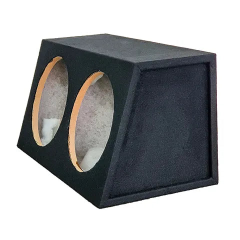 SUBWOOFER BOX FOR 2 X 12" SUB DOUBLE BLACK