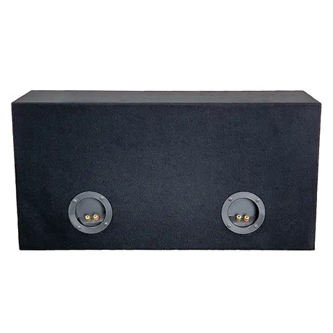 SUBWOOFER BOX FOR 2 X 12" SUB DOUBLE BLACK